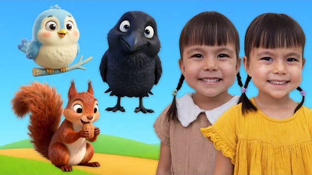 Твин Твин изучают правила безопасности❗️ с дикими животными и помогают голодным птицам🕊️ в парке