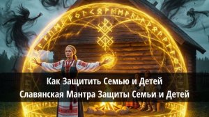 💫 Как Защитить Семью и Детей - Славянская Мантра Защиты Семьи и Детей