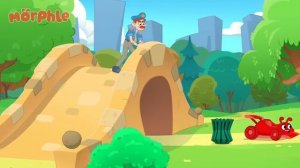 Летающие гоночные роботы!   Морфл и волшебные   питомцымультики для детей