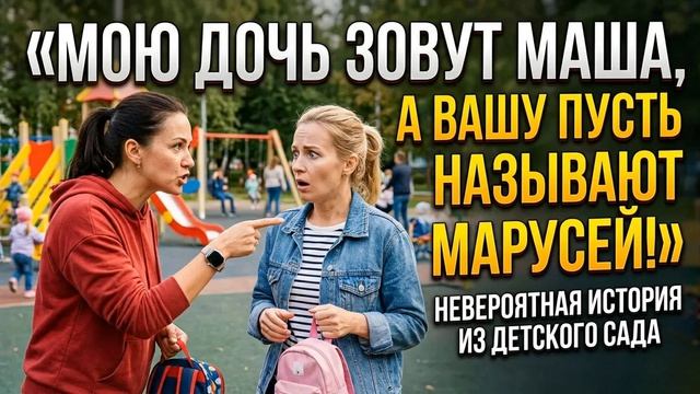 Истории из Жизни  Мою дочь зовут Маша а вашу пусть называют Маруся