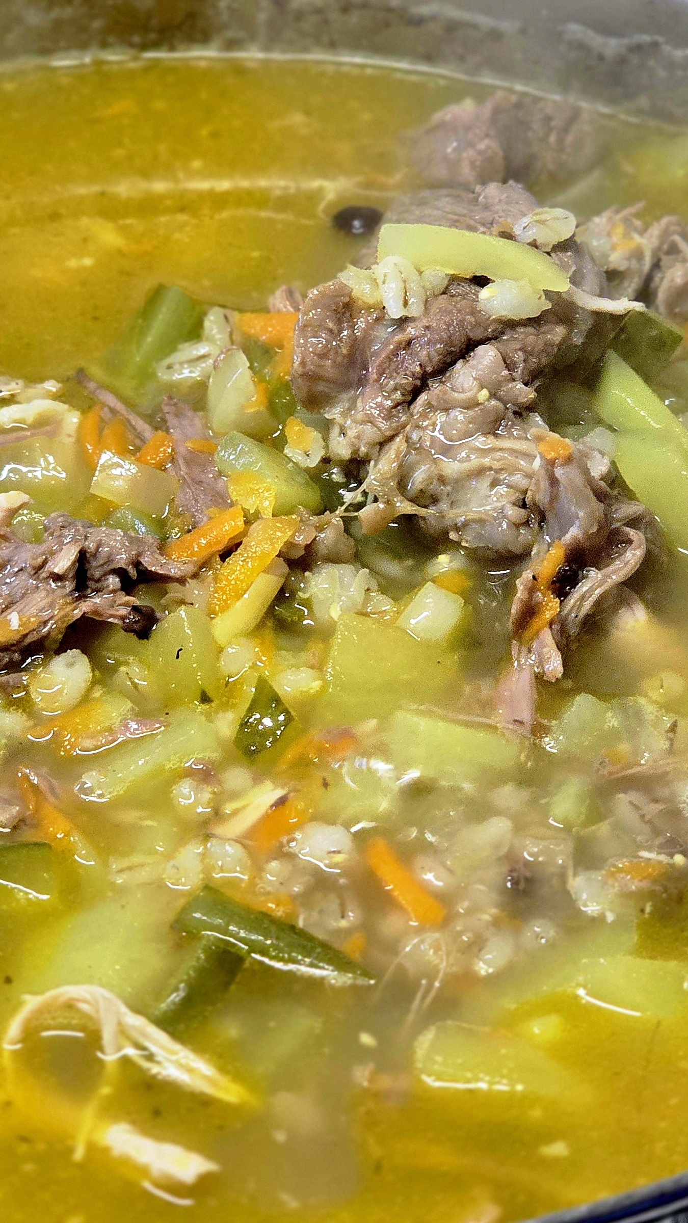 Рассольник на лосятине