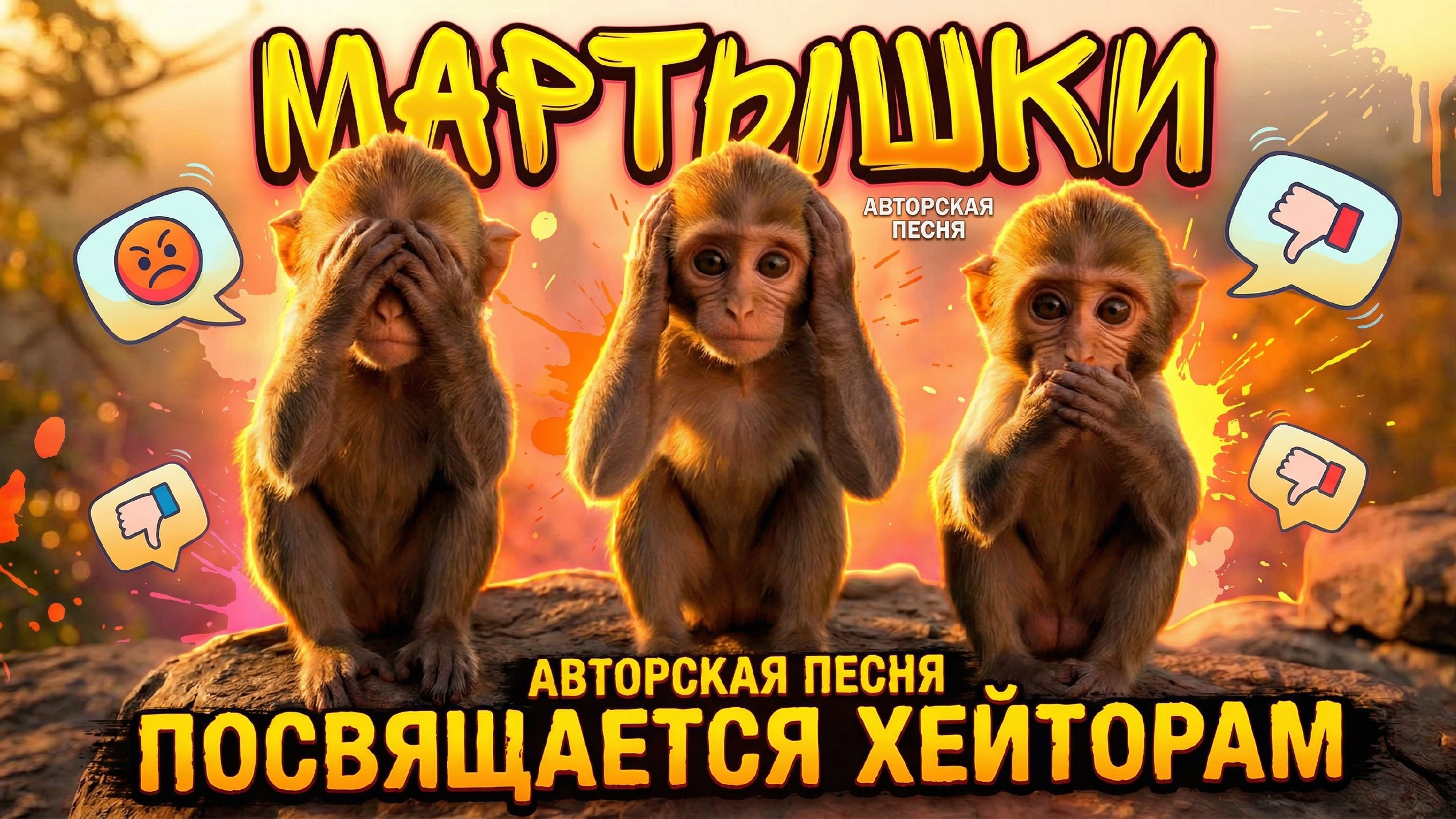 МАРТЫШКИ | Песня-притча о страхе и правде | Не вижу зла — не значит его нет
