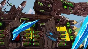 Стальные монстры + бонусная концовка   Локи Робот танки Vs МОРТИ УОКЕР ТАНК   Мультики про танки