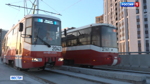 Крупнейшую в России трамвайную эстакаду открыли в Новосибирске