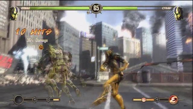 Mortal Kombat 9 Ladder Cyrax (Story) Expert