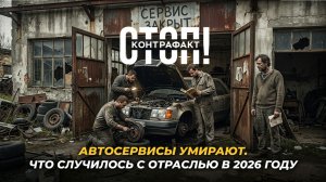 Автосервисы умирают. Что случилось с отраслью в 2026 году?