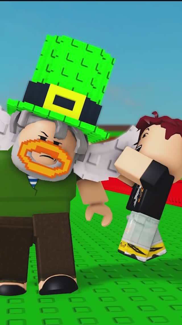 Дед притворился Leprechaun Lucky Block ради внучки в Укради Брейнрот 