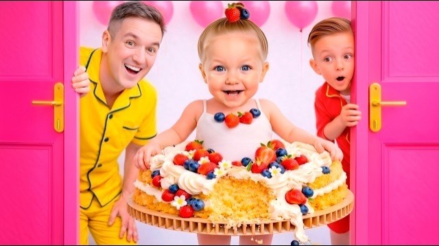 Ева и Ники играют с сюрпризами и получают огромное удовольствие!