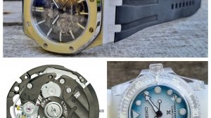 Часы на Заказ! Часы СКЕЛЕТОНЫ! SEIKO - The Dark Lord & Transparent Penguin (Mod.)