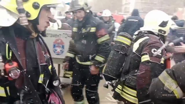 Пожар в Москве