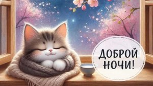 Доброй ночи. Самая лучшая музыкальная открытка с пожеланиями .