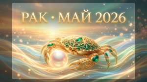 РАК — Гороскоп май 2026: Месяц тихого цветения и возвращения домой ♋