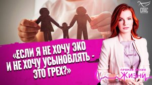«Если я не хочу Эко и не хочу усыновлять - это грех?». Прямая линия жизни