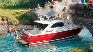 NEW! BRAIN TIME.  ЗА СЕКУНДУ ДО! ЭТИ СЛУЧАИ С КОРАБЛЯМИ И ЛОДКАМИ УДАЛОСЬ СНЯТЬ НА КАМЕРУ