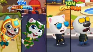 Говорящий Том бег за золотом, гонка на время, герои. Сборник. новая серия.Бегите, прыгайте и мчитесь