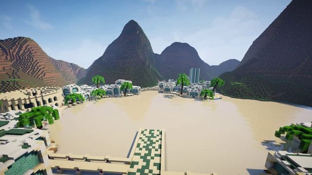 Эпичный таймлапс города в Minecraft