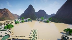 Эпичный таймлапс города в Minecraft