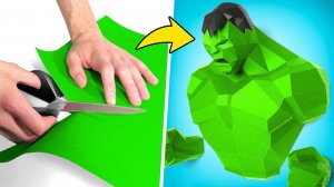 Супергерой из Бумаги д Своими Руками | Невероятный Настенный Декор