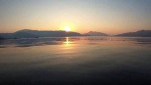 Восход солнца в Мармарисе. Вид с моря.