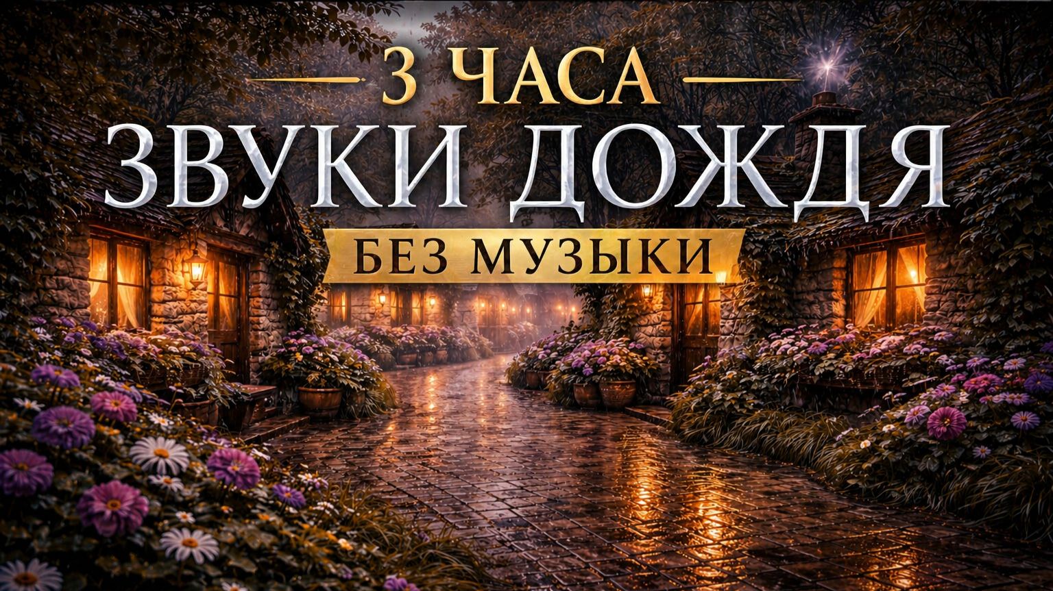 Дождь  — Спокойный Звук Дождя для Сна, Отдыха и Работы