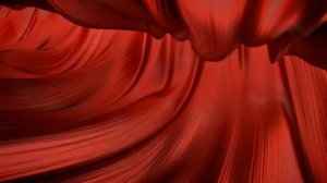 Красный шёлк, ткань // футаж