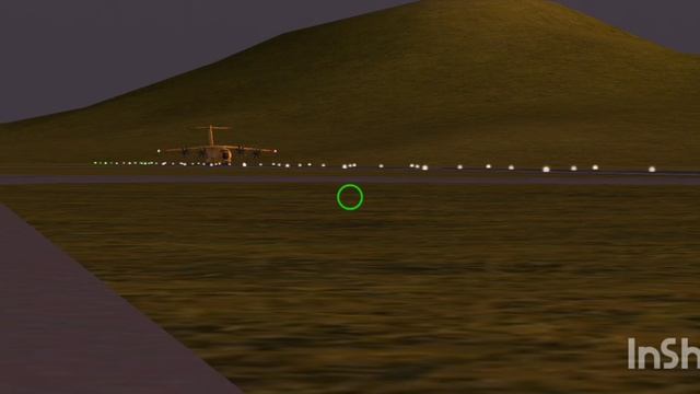 взлет самолёта