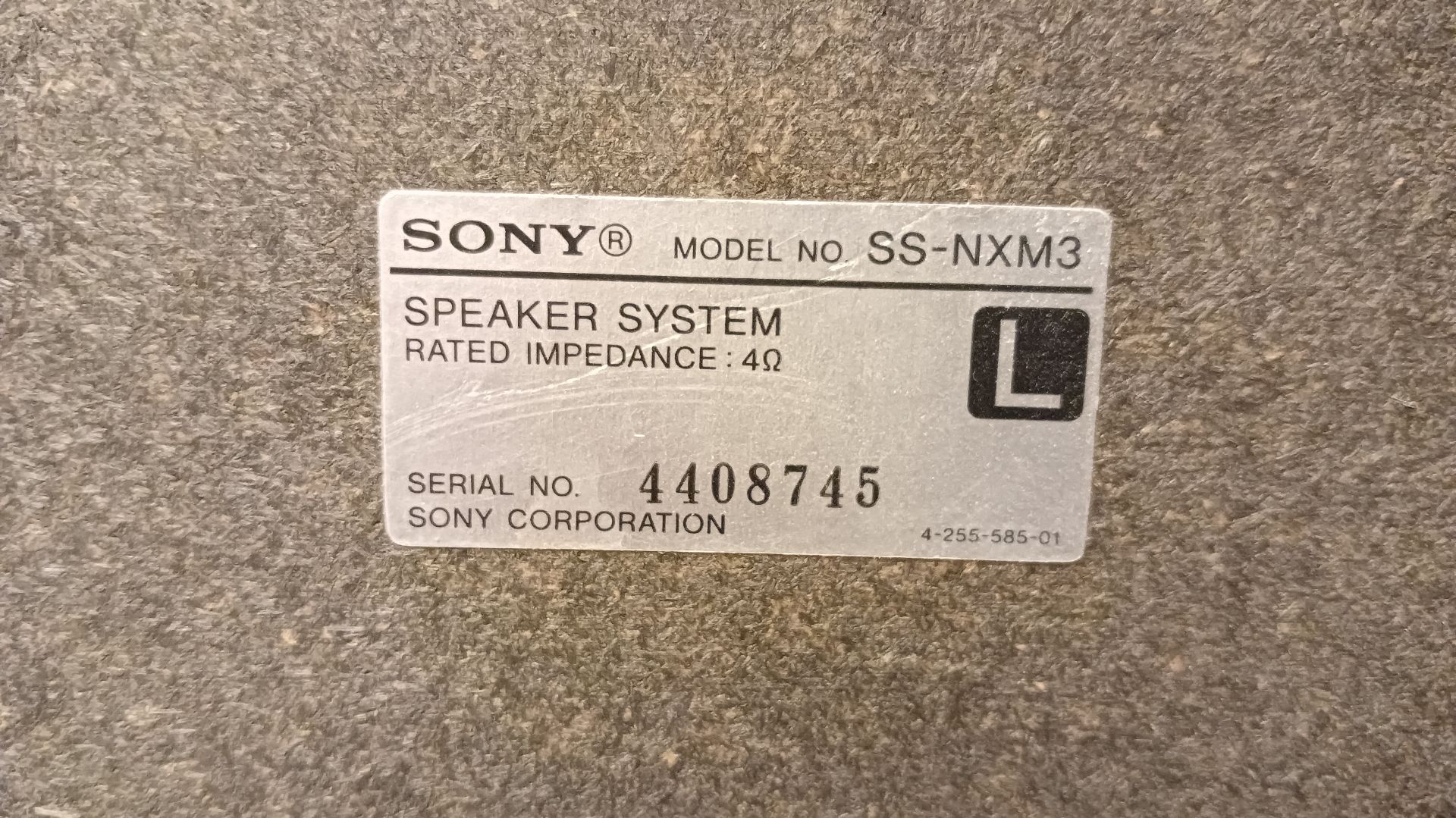 Колонки пассивные полочники Sony