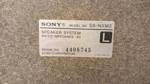 Колонки пассивные полочники Sony