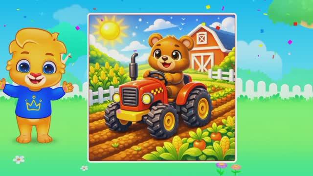 Детский развивающий мультфильм, головоломка, пазлы.