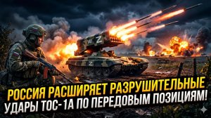 💥 «Солнцепёк» не щадит: Россия активировала ТОС-1А — позиции ВСУ превращаются в пепел