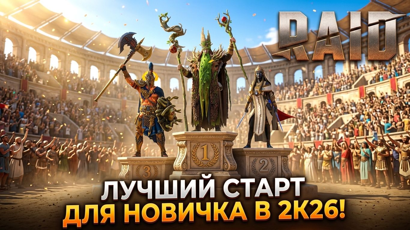Лучший старт для новичка в 2К26 Raid Shadow Legends| От Новичка Новичку