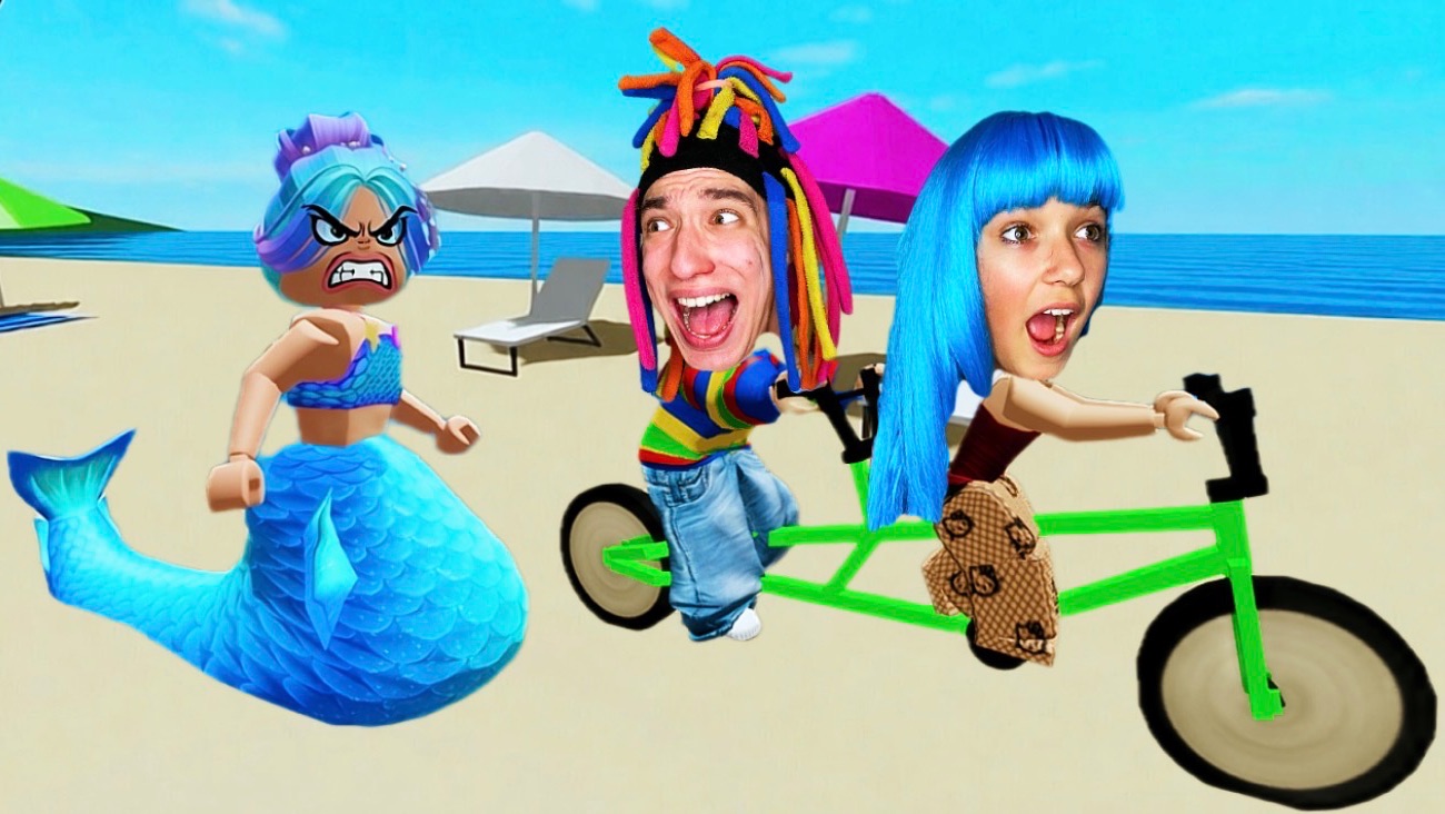 КИТАЙКУ ПРЕСЛЕДУЕТ РУСАЛКА НА ПЛЯЖЕ В БРУКХЕЙВЕН!