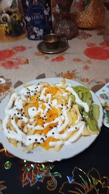 Мой витаминный фруктовый салат.