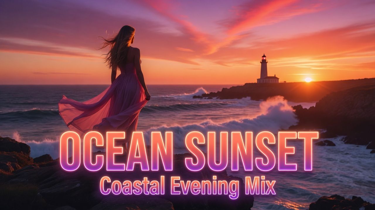 🌅 Ocean Sunset | Закат над океаном в ритме мелодик-хауса
