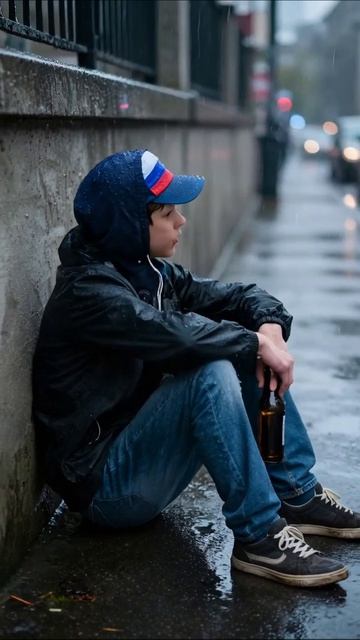 Одинокие моменты в дождливом городе сила проблемы надежда