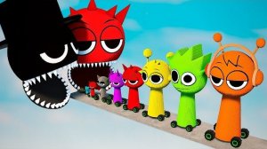 БОЛЬШИЕ И МАЛЕНЬКИЕ МАШИНЫ СПРУНКИ ПРОТИВ ГИГАНТСКОГО РЭДДИ И ЧЁРНОГО СПРУНКИ | TEARDOWN