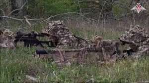 Боевая работа снайперов «Южной» группировки