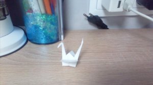 Делаем оригами журавля