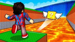 😱ПИНАЙ ЛАКИ БЛОК ИЛИ УМРИ ОТ ЦУНАМИ в Роблокс!