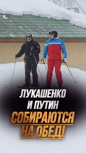 «Куртку накину!» // Лукашенко и Путин собираются на обед в Сочи! #shorts #архив