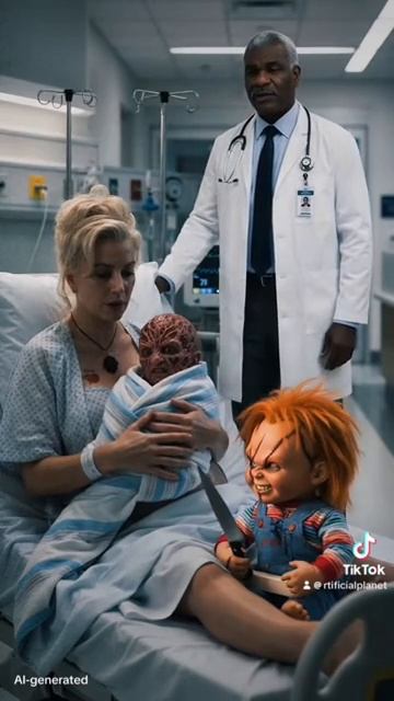 Seed of Freddy Bride of Chucky #FreddyKrueger #JenniferTilly #Chucky