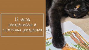 13 ЧАСОВ РАСКРАШИВАЮ В СЮЖЕТНЫХ РАСКРАСКАХ