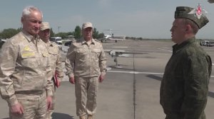 Министр обороны РФ А.Белоусов проверил объекты Минобороны РФ на территории Киргизии, 27 апреля 2026