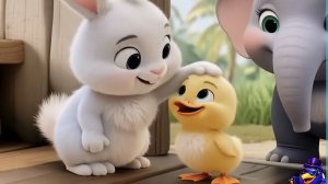 МУЛЬТИК ДЛЯ ДЕТЕЙ. ЗАЙЧИК🐰, УТЁНОК🐥 И 😱НЛО (ЛЕТАЮЩАЯ ТАРЕЛКА) МУЛЬТФИЛЬМЫ ДЛЯ ДЕТЕЙ.