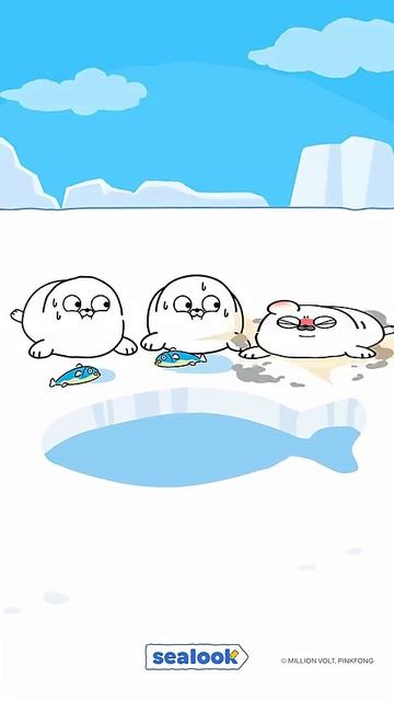 Catch It If You Can! 🐟 #babyseal #shorts