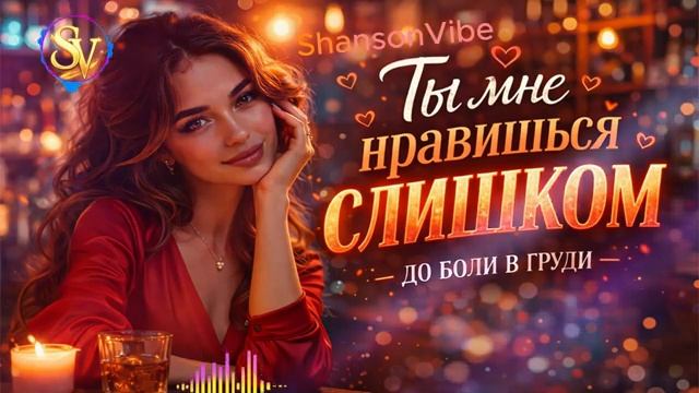 ТЫ МНЕ НРАВИШЬСЯ СЛИШКОМ До боли в груди Мужской шансон Chanson ShansonVibe