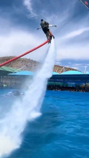Flyboard. Искупал красавицу. Wetlook