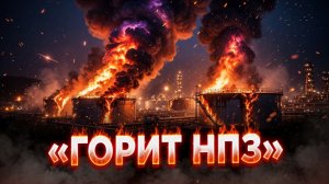 Пожар в Туапсе горит НПЗ - обломки дронов стали причиной возгорания