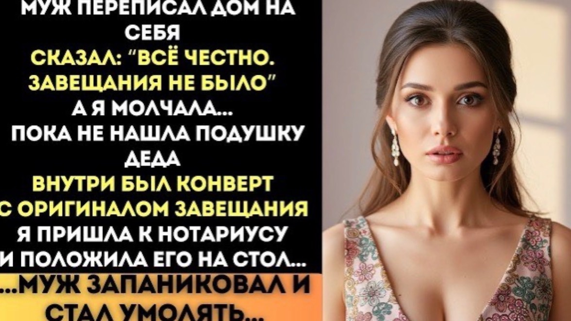 Он всё оформил на себя  Но я вскрыла подушку дедушки — и всё изменилось!