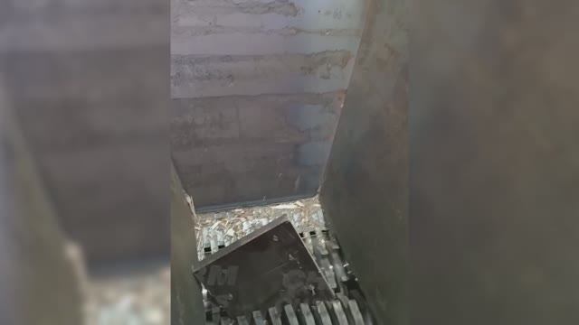 Двухвальный шредер ДВШ-300 мини ,базовый измельччаем фанеру!